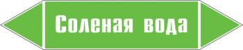 Маркировка трубопровода "соленая вода" (пленка, 252х52 мм) - Маркировка трубопроводов - Маркировки трубопроводов "ВОДА" - vektorb.ru